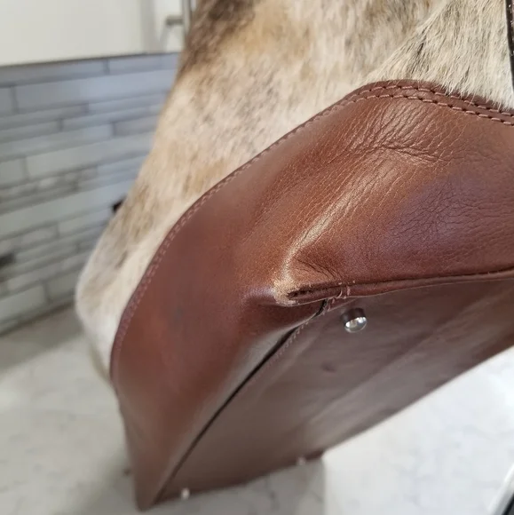 👜VINTAGE LEATHER BAG - Picture 4 of 12